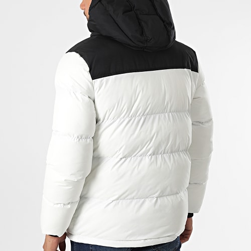 Doudoune Capuche Utah 2 Blanc Noir
