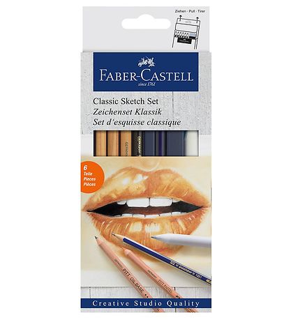 Faber-Castell Tegnes?t - Classic Sketch - 6 stk