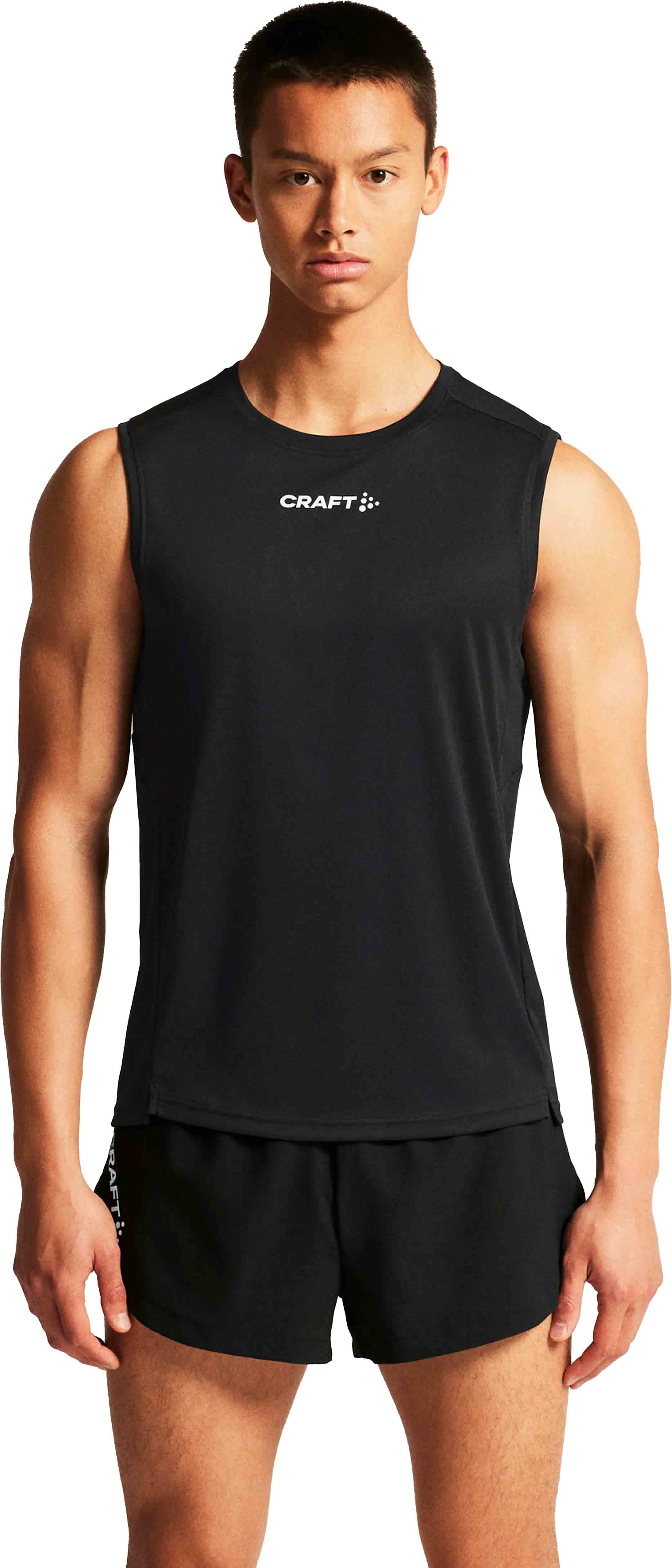 Rush 2.0 Singlet Herre Black