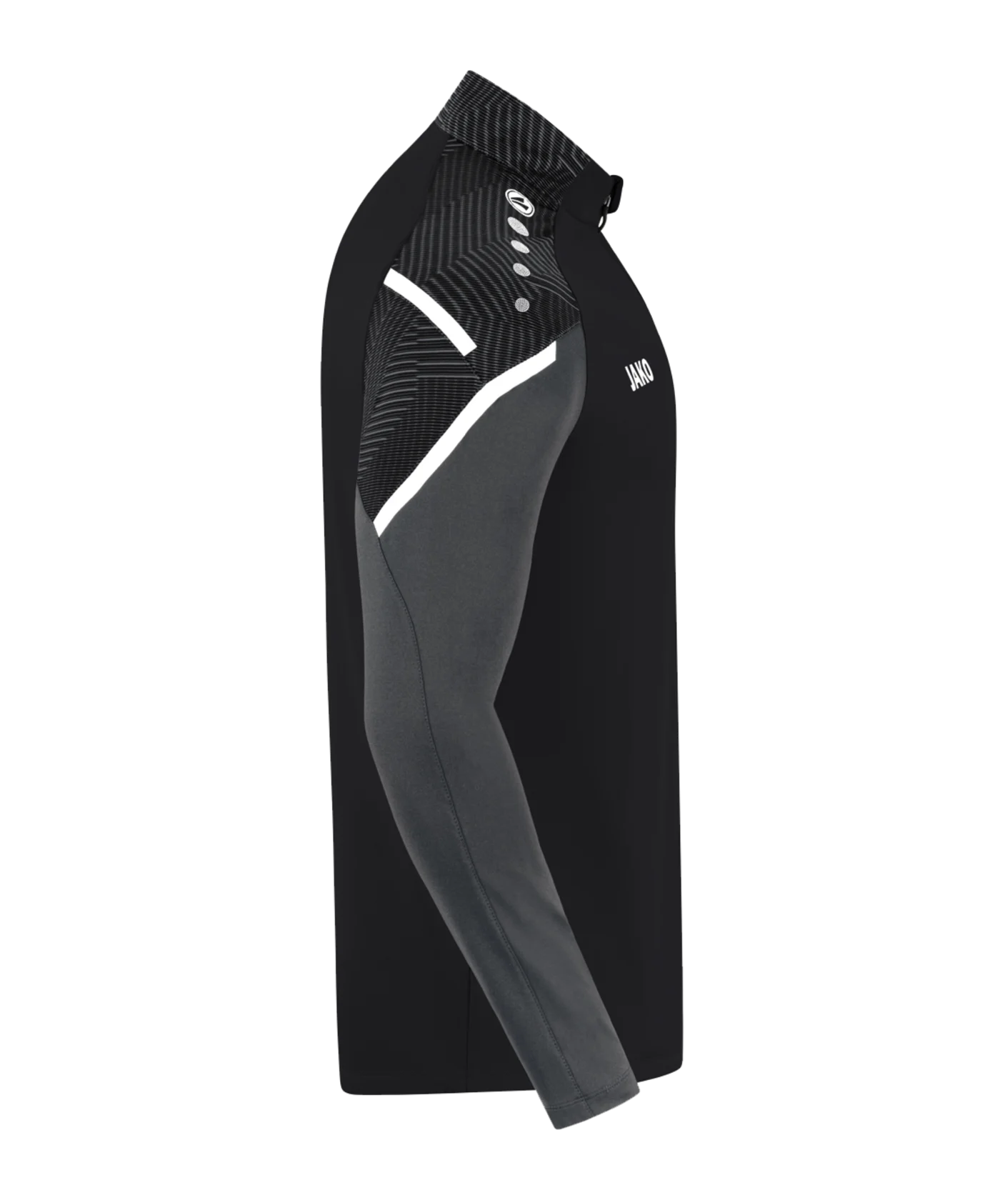 JAKO Performance Ziptop Schwarz Grau F804
