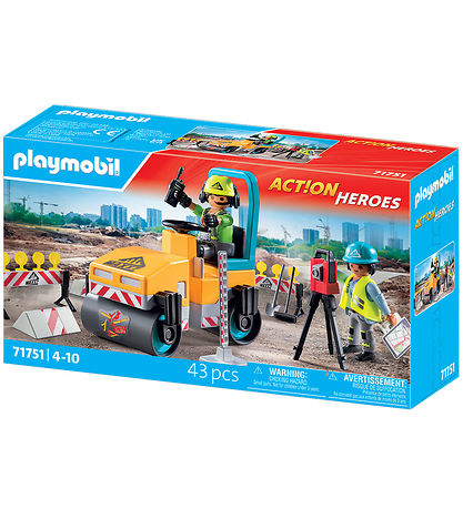 Playmobil Action Heroes - Straßenarbeiten - 71751 - 43 Teile