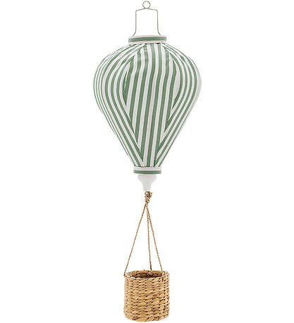 Bloomingville Heißluftballon - 65 cm - Pomp - Grün