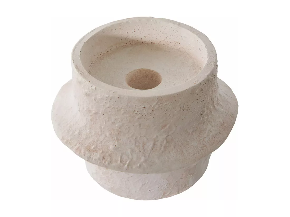 Nazare bougeoirs set de 2 blanc.