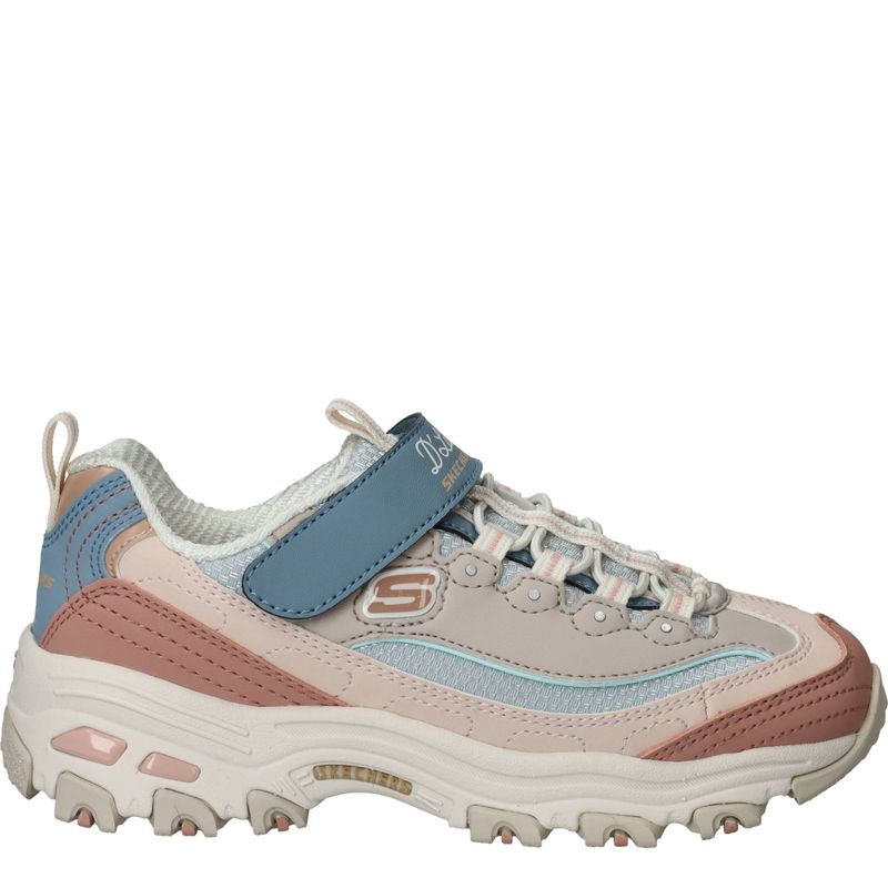 Skechers D'Lites Sneakers Beige Meisjes