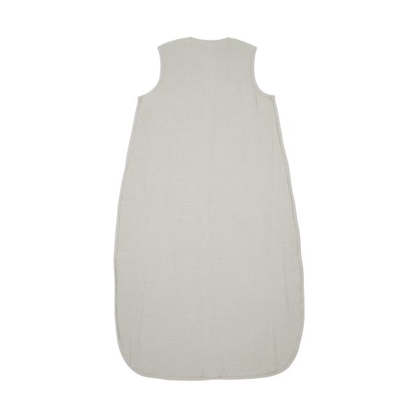 Uni baby slaapzak gevoerd - pre-washed hydrofiel - greige - 90cm 246.000.49.02