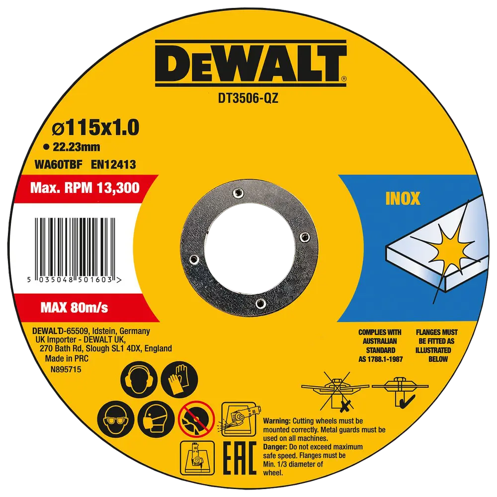 DeWALT Skæreskive Ø115 10-pak