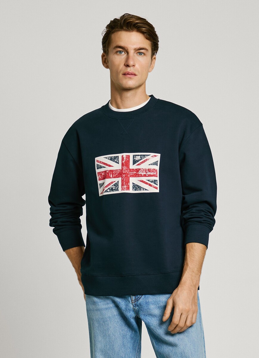 PEPE JEANS<br>Moletom Union com gola redonda