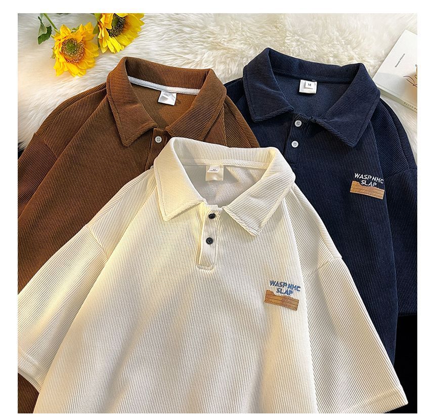 Zentrus - Poloshirt met korte mouwen en geborduurde letters
