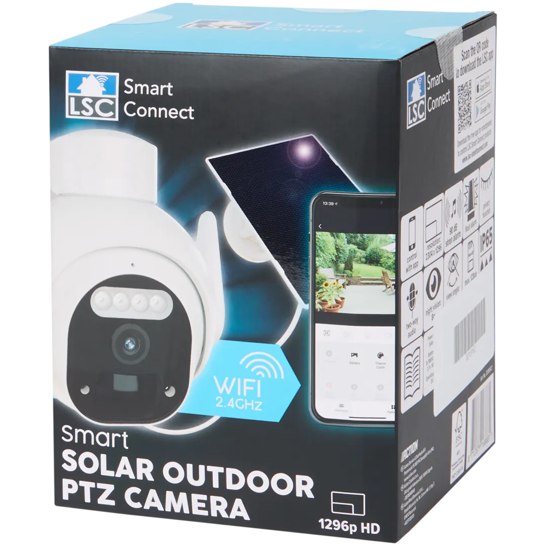 Caméra PTZ à énergie solaire LSC Smart Connect