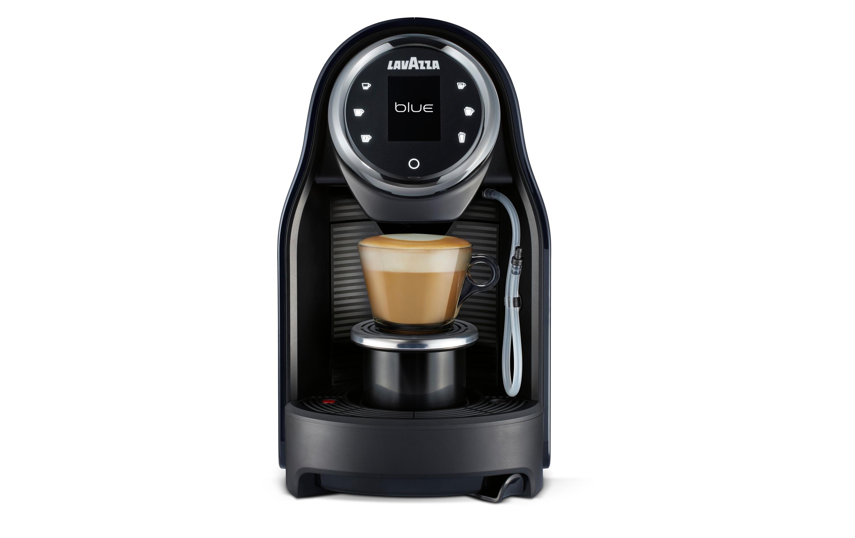 Kapselmaschine Classy & Milk Blau/Schwarz<br>Kaffeemaschine für die Verwendung mit Lavazza BLUE-Kapseln