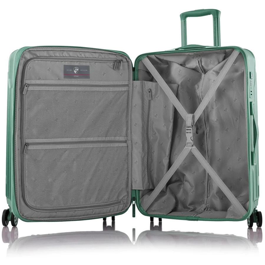Heys Xtrak - 4-Rollen-Trolley M 66 cm erw. midnight green