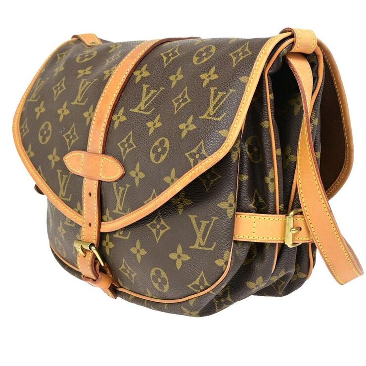 Louis Vuitton Vintage Louis Vuitton Saumur Brown