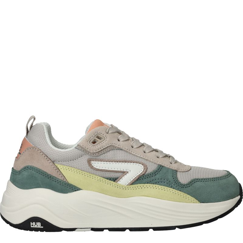 HUB Glide S43 Sneakers Groen Dames
