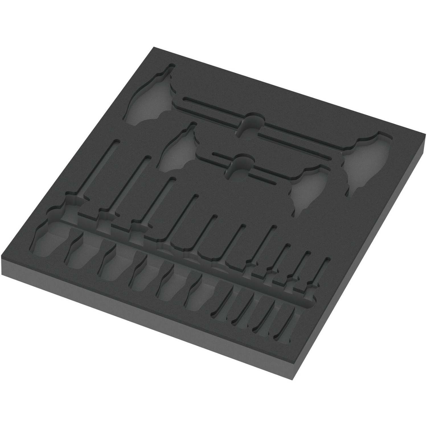 Wera 05137312001 9812 Schuimstof inlegstuk Torx schroevendraaierset 1