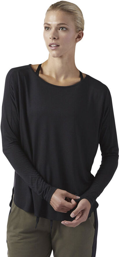 Reebok TS Long Sleeve T-shirt Sort