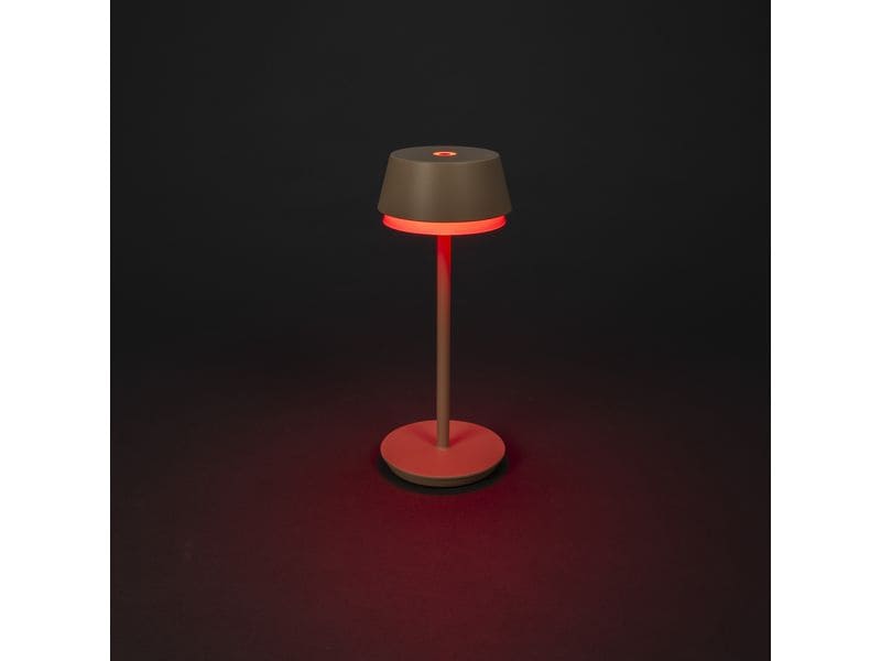 Konstsmide USB-Tischleuchte Lyon Sand, 2700-4000 K / RGB di Outdoor Tischleuchte