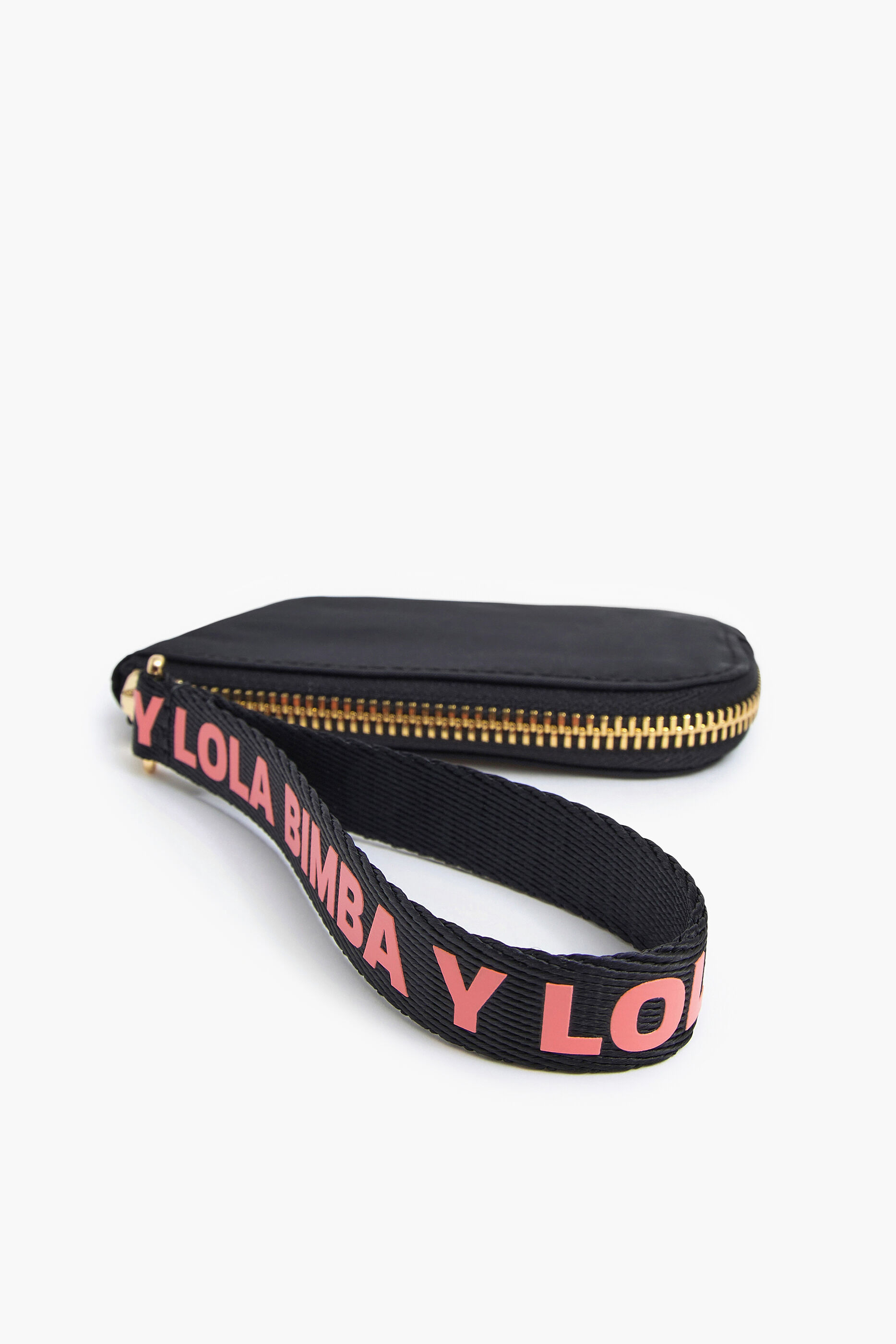 Carteira curva tamanho P em nylon preto