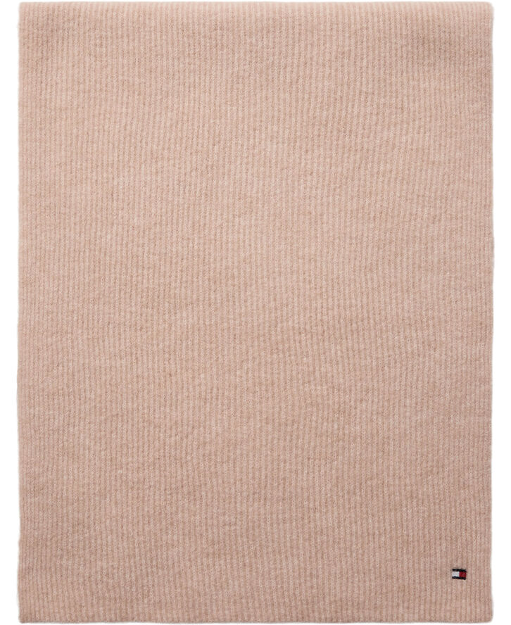 Tommy Hilfiger ESSENTIAL FLAG FUZZY SCARF Pink bloom