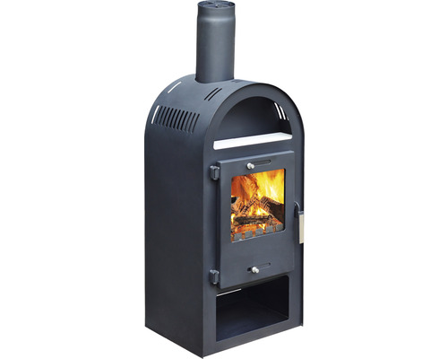 Accent Magna 3.0 stalen zwarte houtkachel, 7 kW