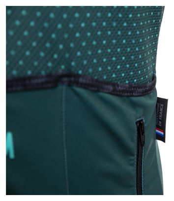 Maillot Manches Courtes LeBram Portillon Vert Coupe Ajustée