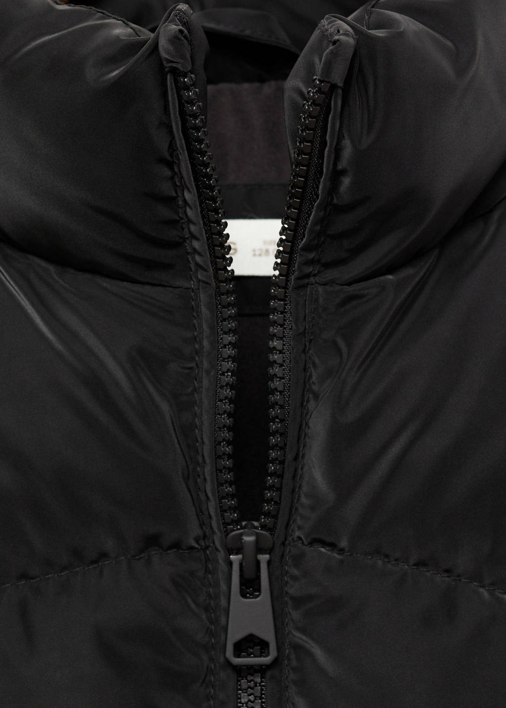 Mango Kids coated bodywarmer zwart
