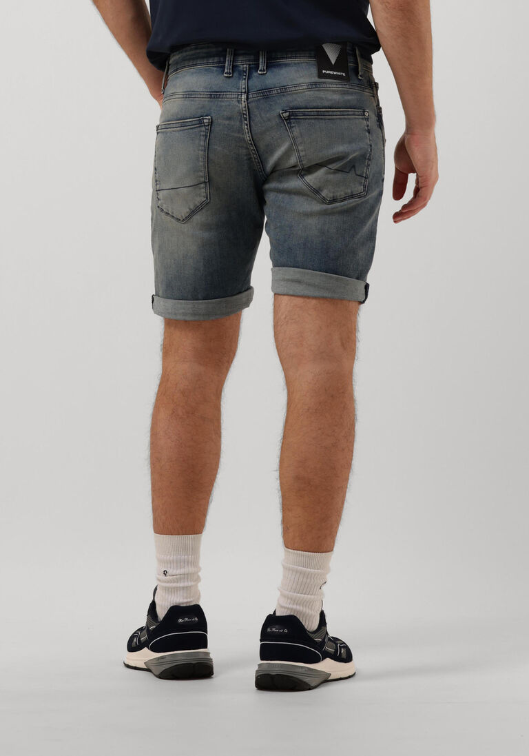 PUREWHITE donkergrijze purewhite korte broek w1074 the steve