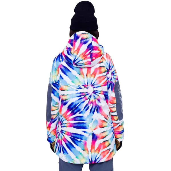 Veste de ski 686 WMNS UPTON INSULATED ANORAK GRATEFUL DEAD WHITE TIE DYE