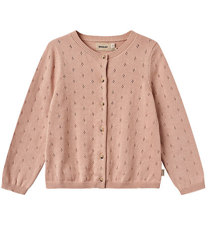 Wheat Cardigan - Strik - Maia - Moonlight Rose m. Hulm?nster