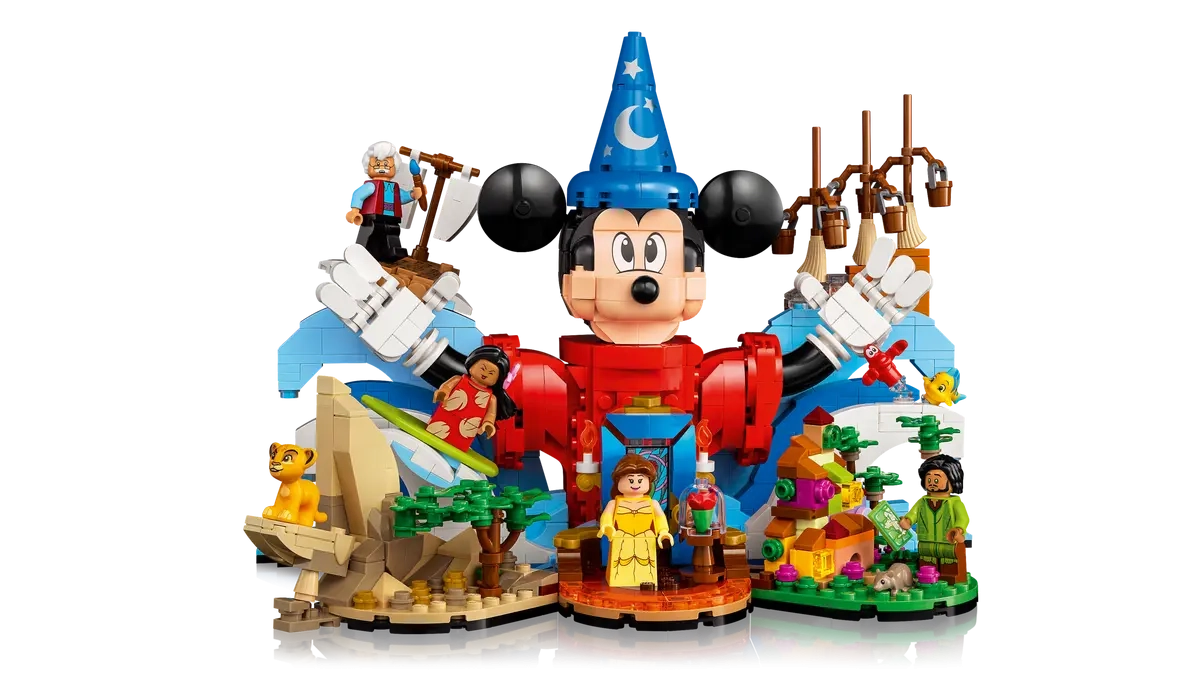 (1103-tlg. Set) Ideas Klemmbausteine Spielzeug Bausatz (21352) Lizenziert - Disney Magie