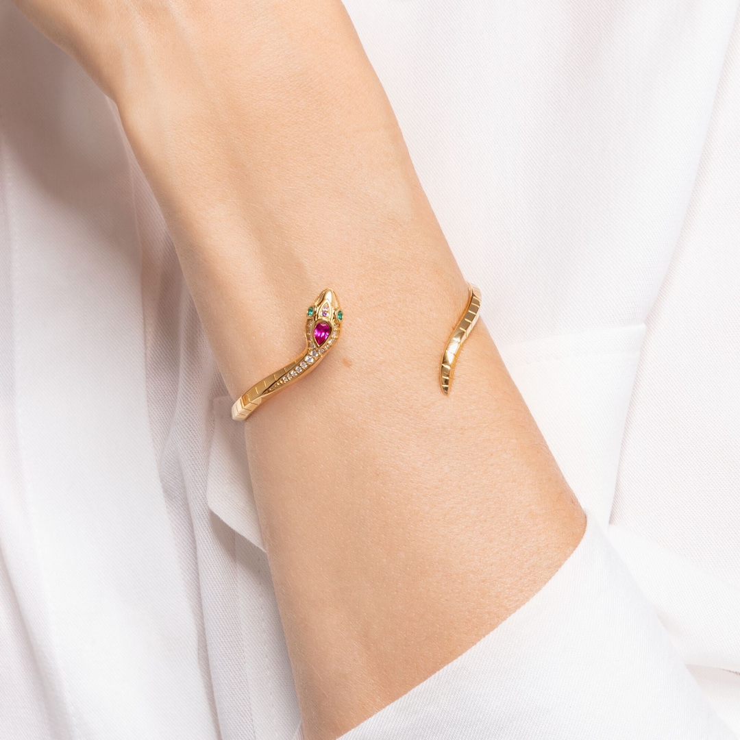 Thomas Sabo Apple & Snake Armreif Schlange gold
