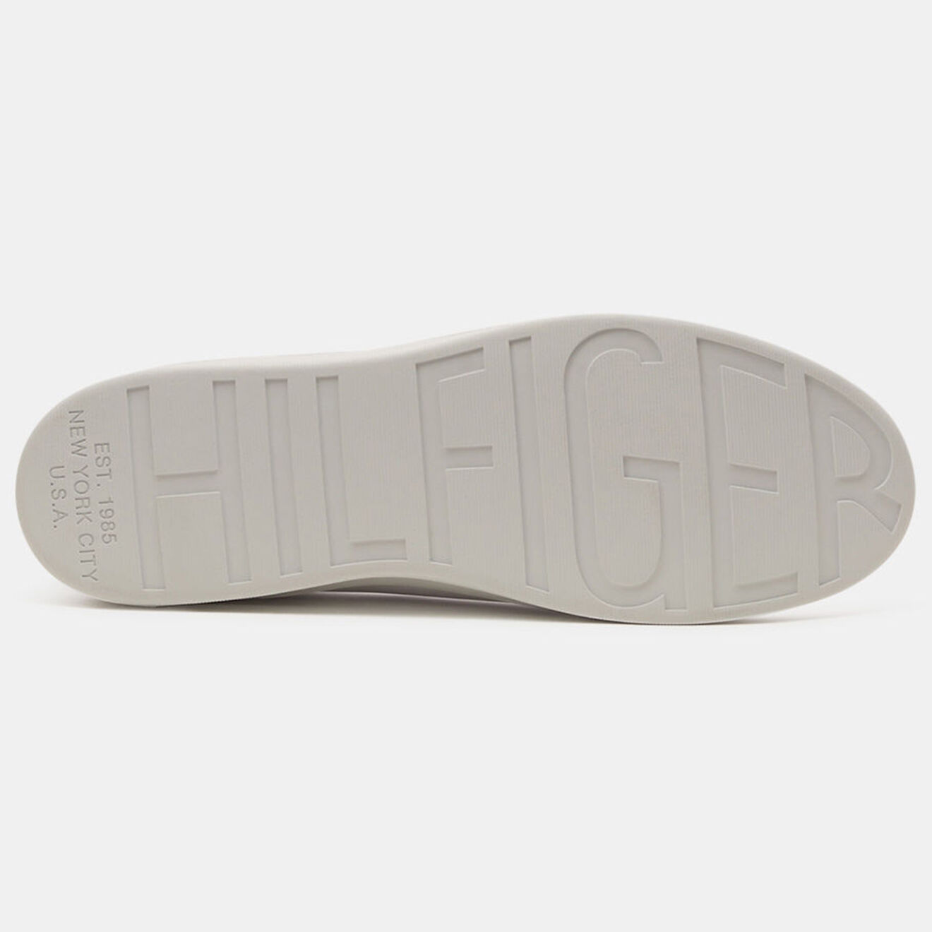 Tommy Hilfiger Baskets en Cuir Retro Court Clean blanches