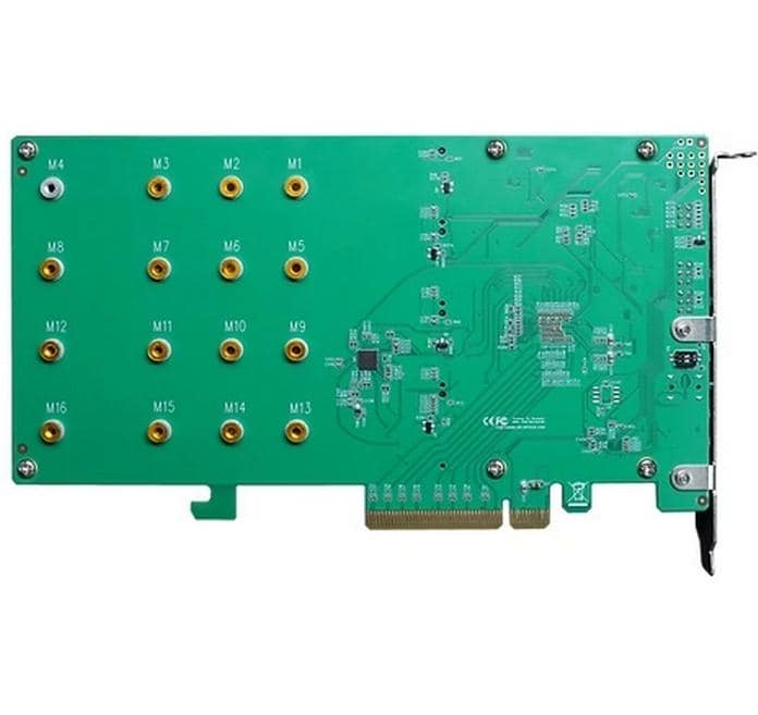 RAID-Controller SSD6204A PCI-Ex8v3 - 4x M.2 NVMe, bootfähig<br>SSD6204A Treiberloser, bootfähiger 4x M.2 PCIe Gen3 x8 NVMe RAID Controller