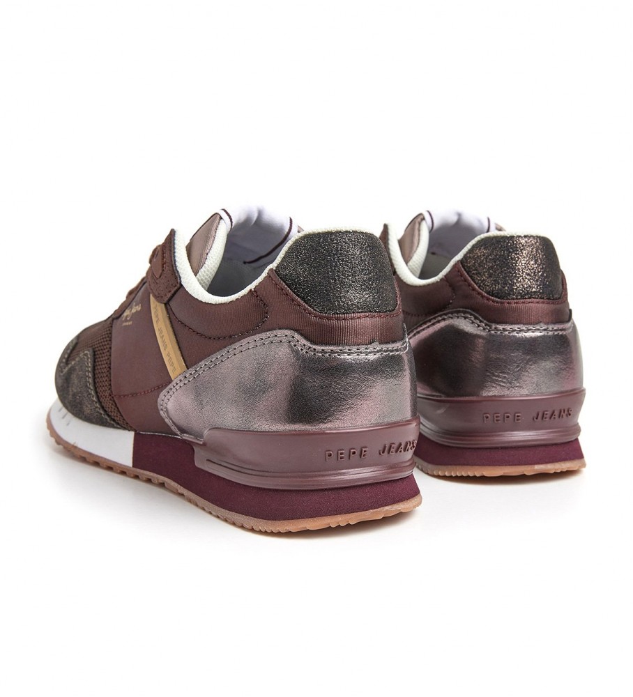 Tênis marrom Pepe Jeans London Smart W