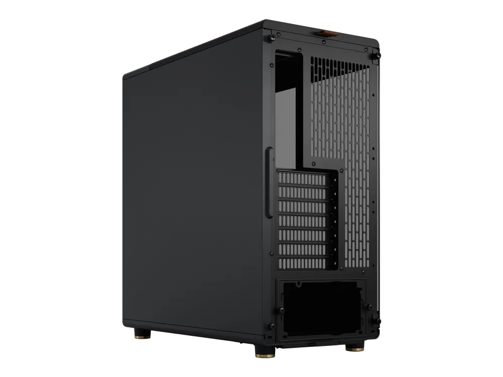 Fractal Design North - Mid tower - ATX - sidepanel med vindue (tonet glas) - ingen strømforsyning (ATX) - charcoal black - USB/Lyd