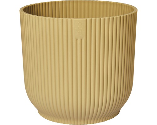 Elho Vibes opvouwbare plantenbak, kunststof, Ø 14,1 cm, H 12,9 cm, botergeel