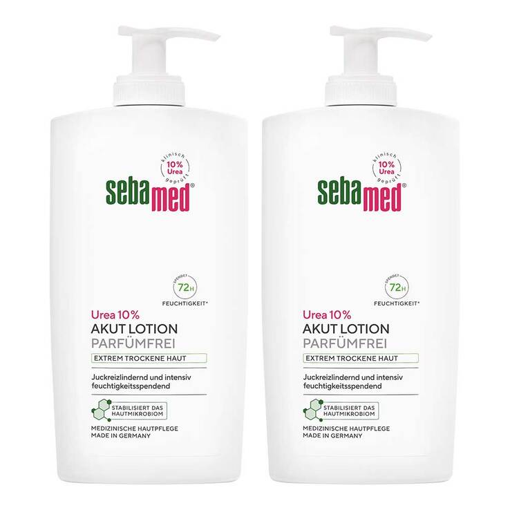 Sebamed Trockene Haut Parfumfrei Lotion Urea 10% , 2x400 ml