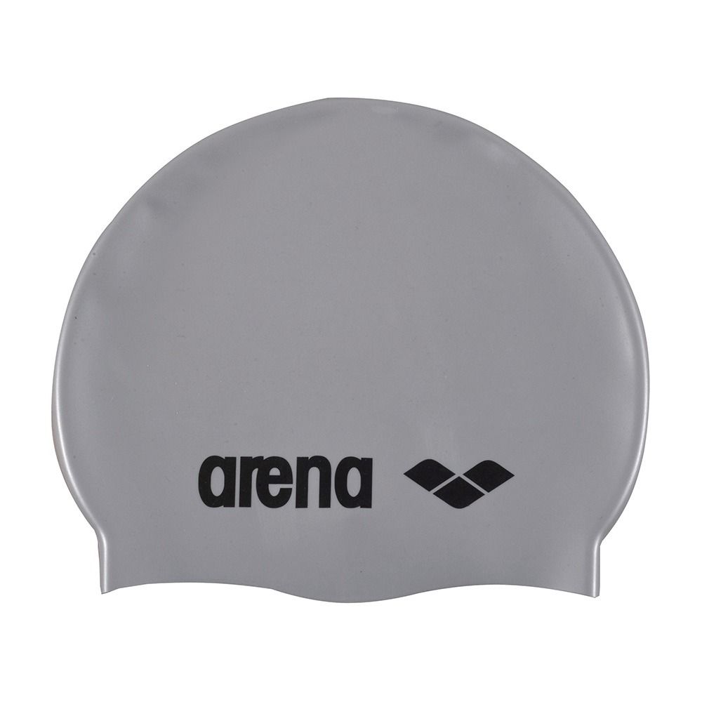 Arena CLASSIC - Bonnet de bain silver/black