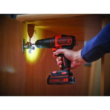 BLACK+DECKER accuklopboormachine BDCHD18K-QW