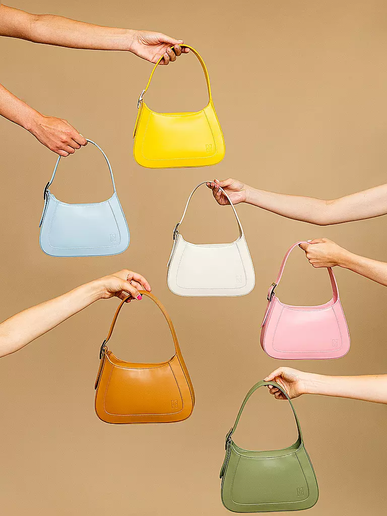 FIVE FORTY Ledertasche - Mini Bag GAIA gelb