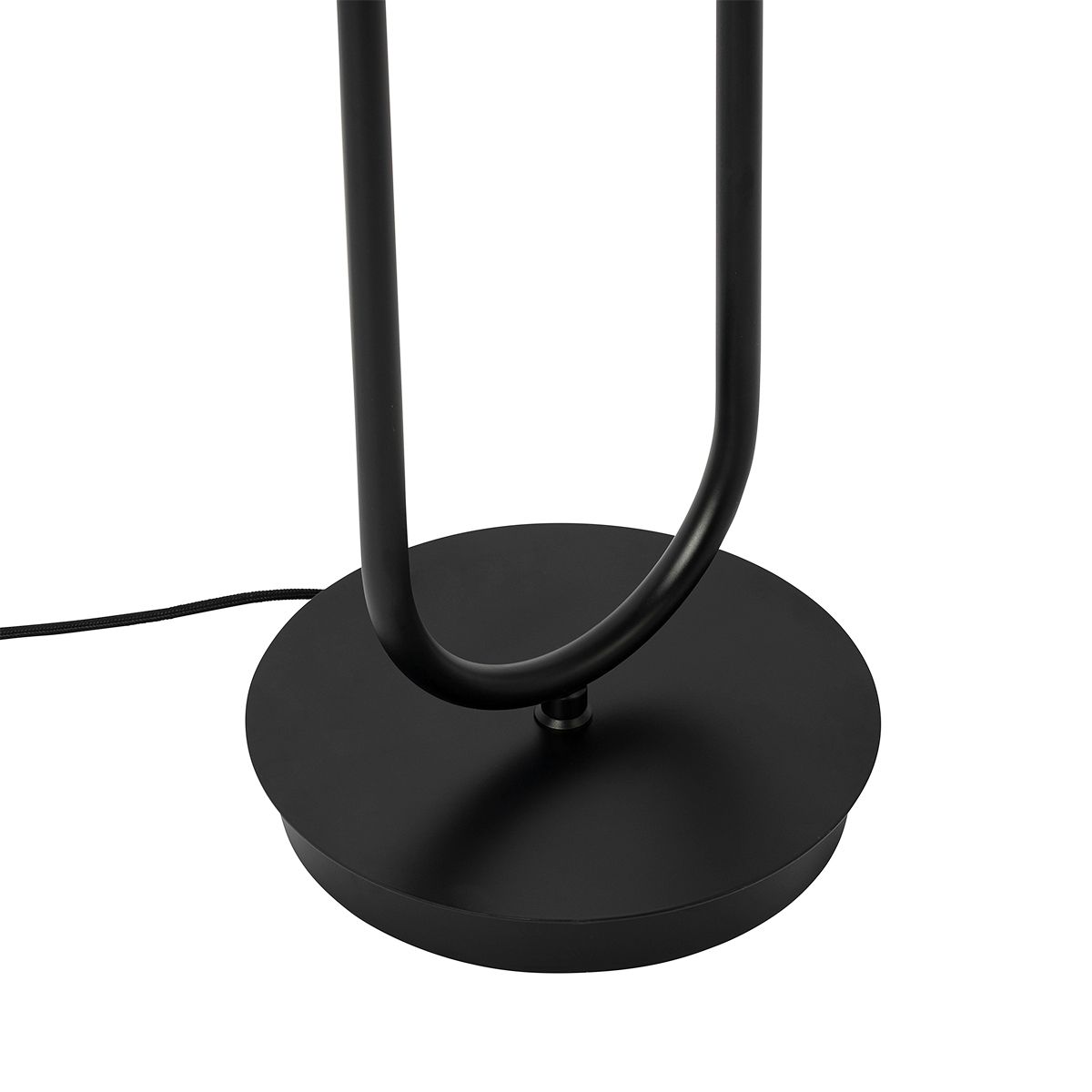 Smart vloerlamp zwart met smoke glas 2-lichts incl. 2 Wifi ST64 - Laura