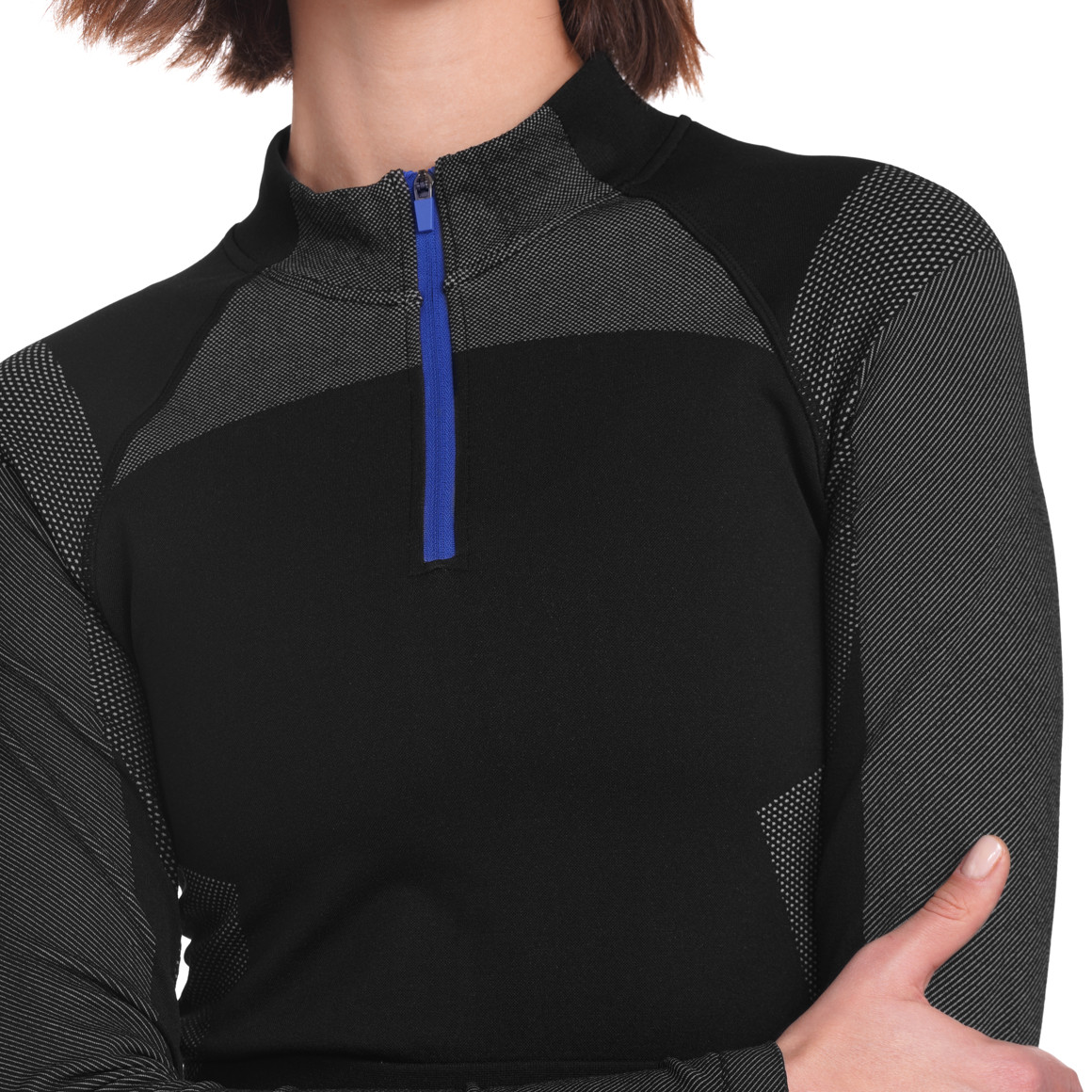 Gina Sports Damen Sport-Shirt im Cropped-Look schwarz