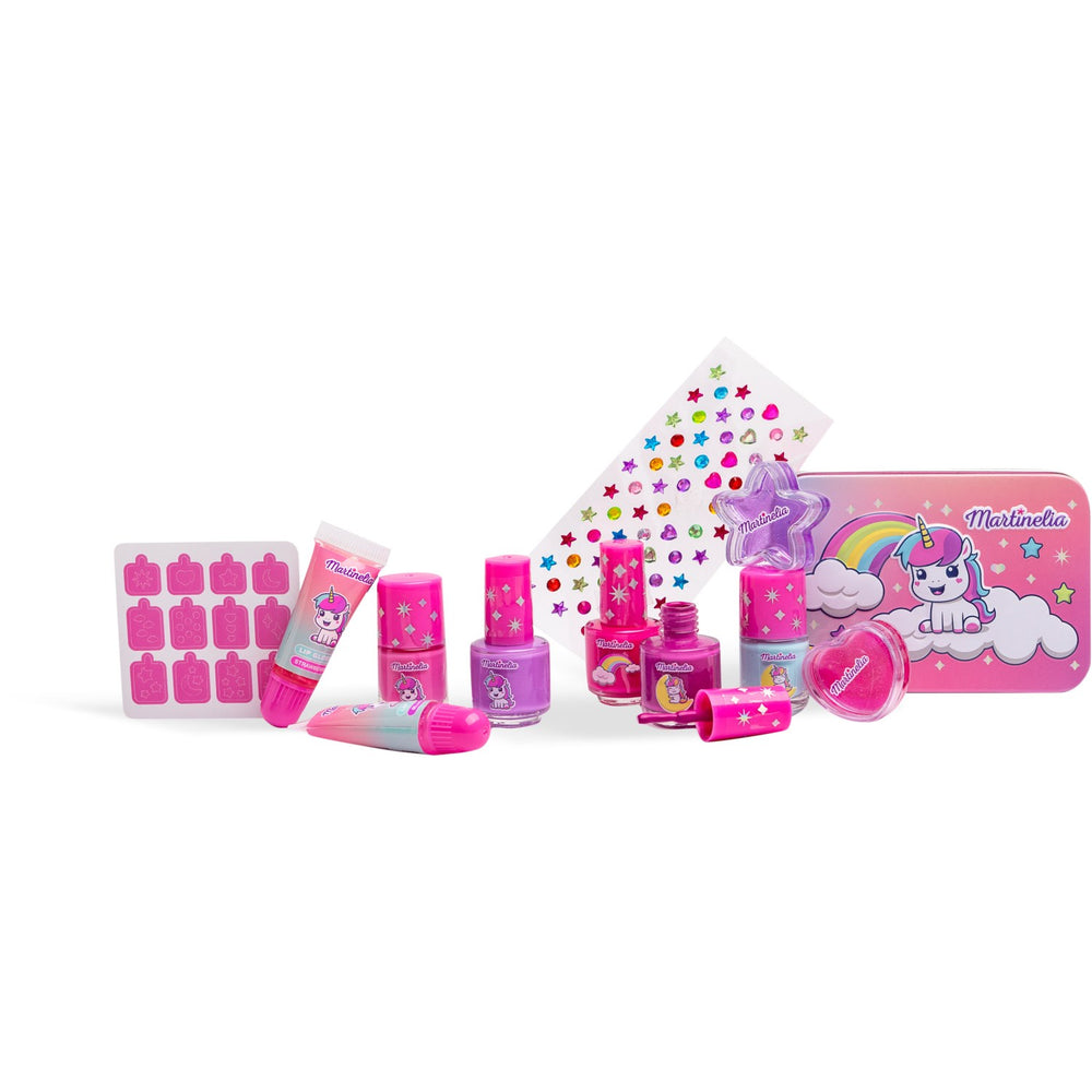Køb Martinelia Little Unicorn Nail & Lip Sæt Med Tin Box