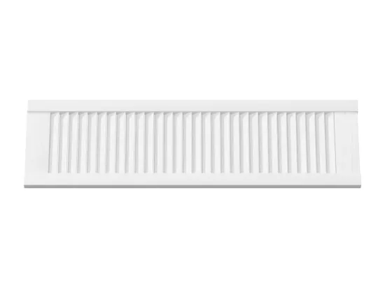 Porte d'armoire à persiennes blanc 99x29,5 cm
