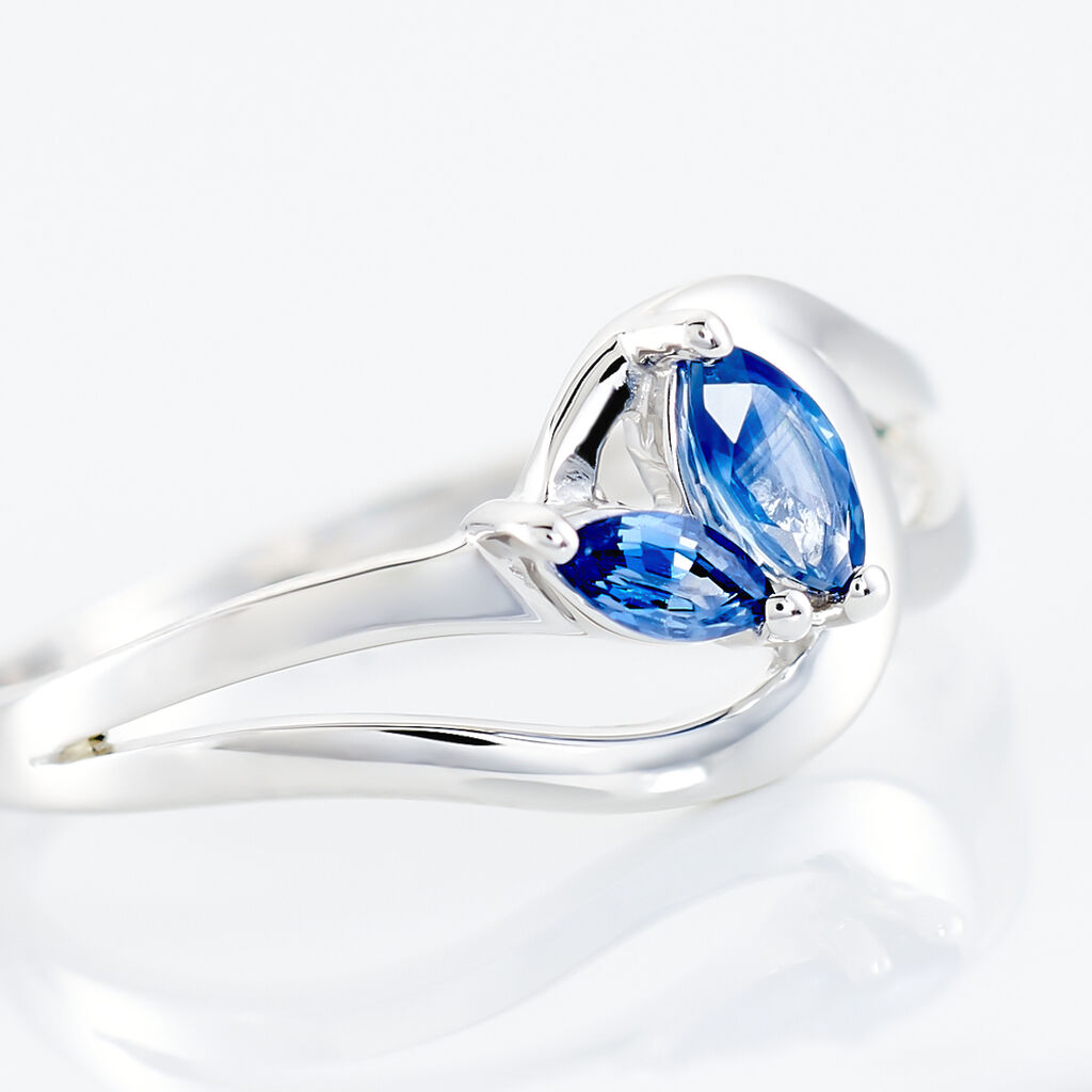 Bague Sakina Or Blanc Saphir