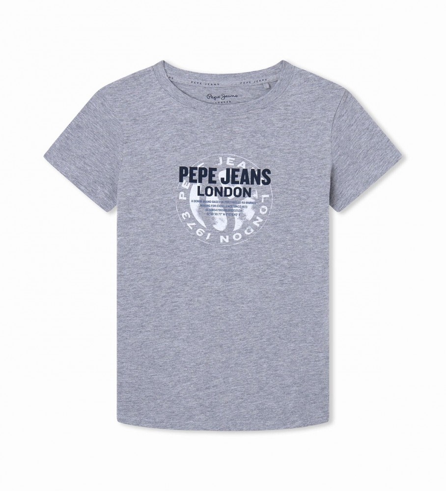 Camiseta Pepe Jeans Cinza Brooklyn