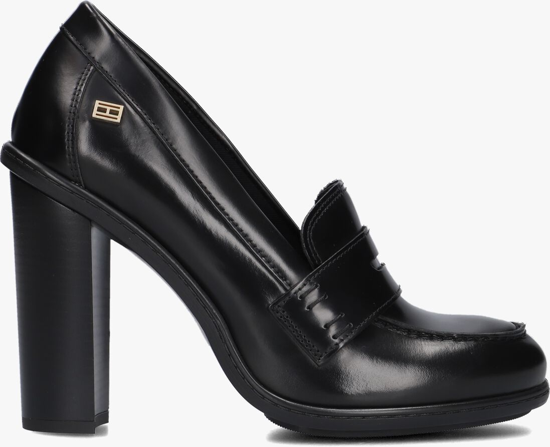 TOMMY HILFIGER zwarte tommy hilfiger pumps tommy essential loafer