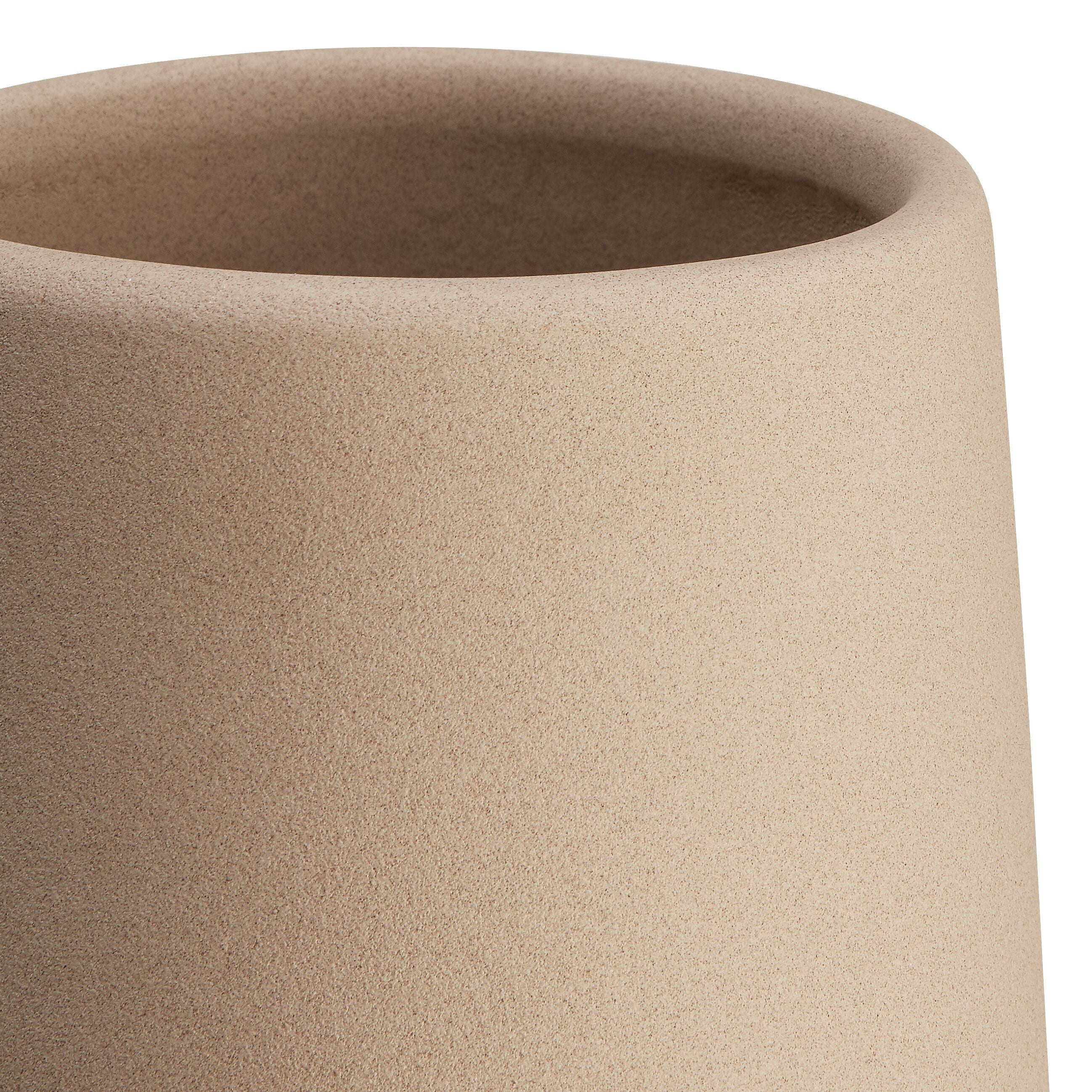 MILO Vase - Beige / H: 20.0 cm