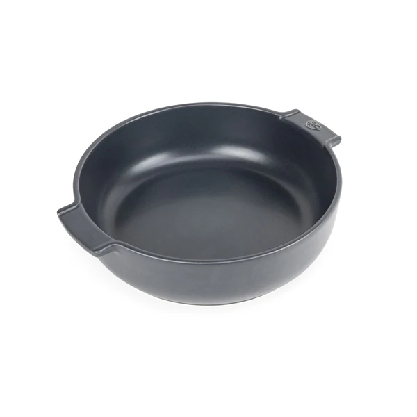 Plat four rond céramique ardoise 34 cm Peugeot