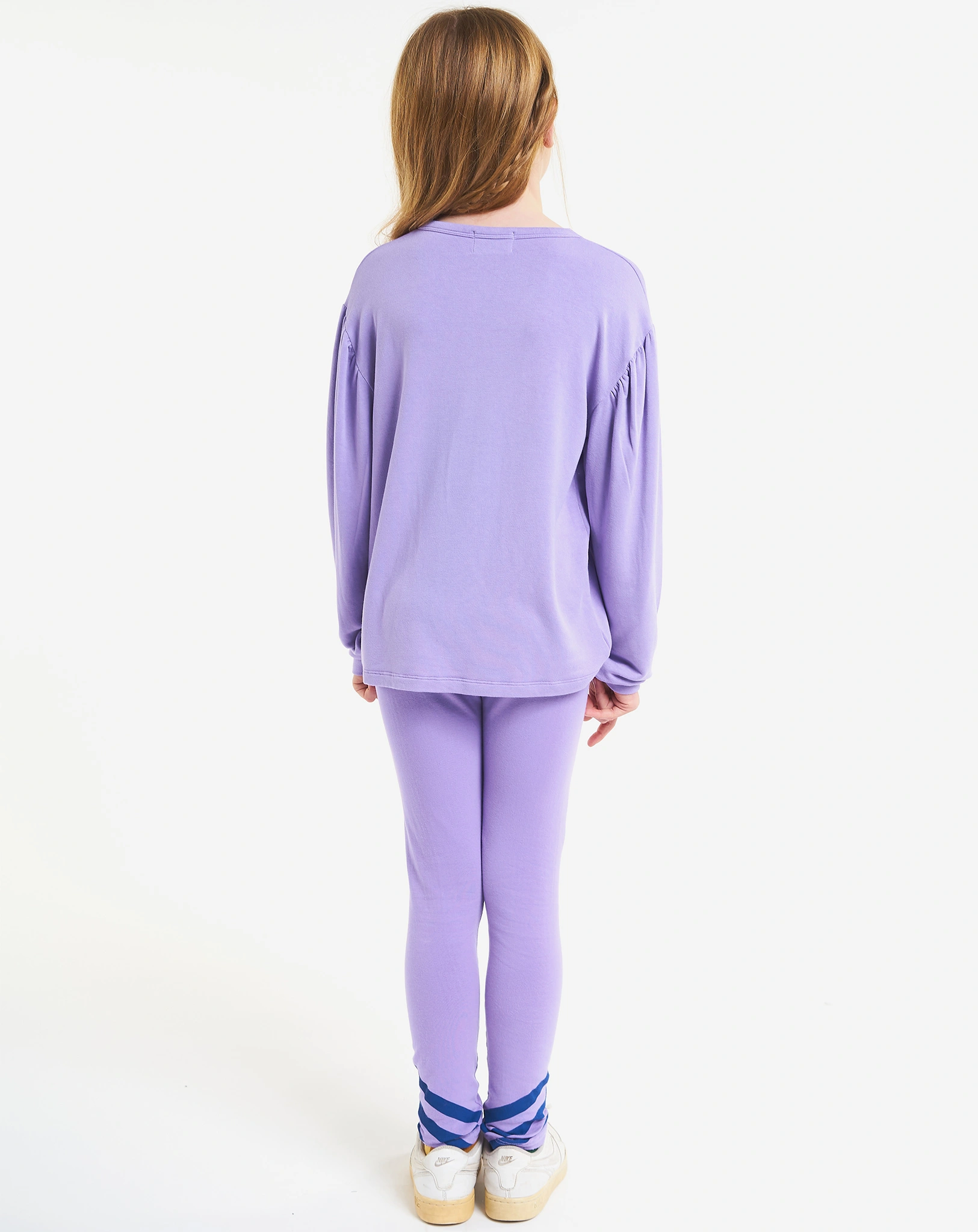 Langarmshirt JUMPING HARE in purple