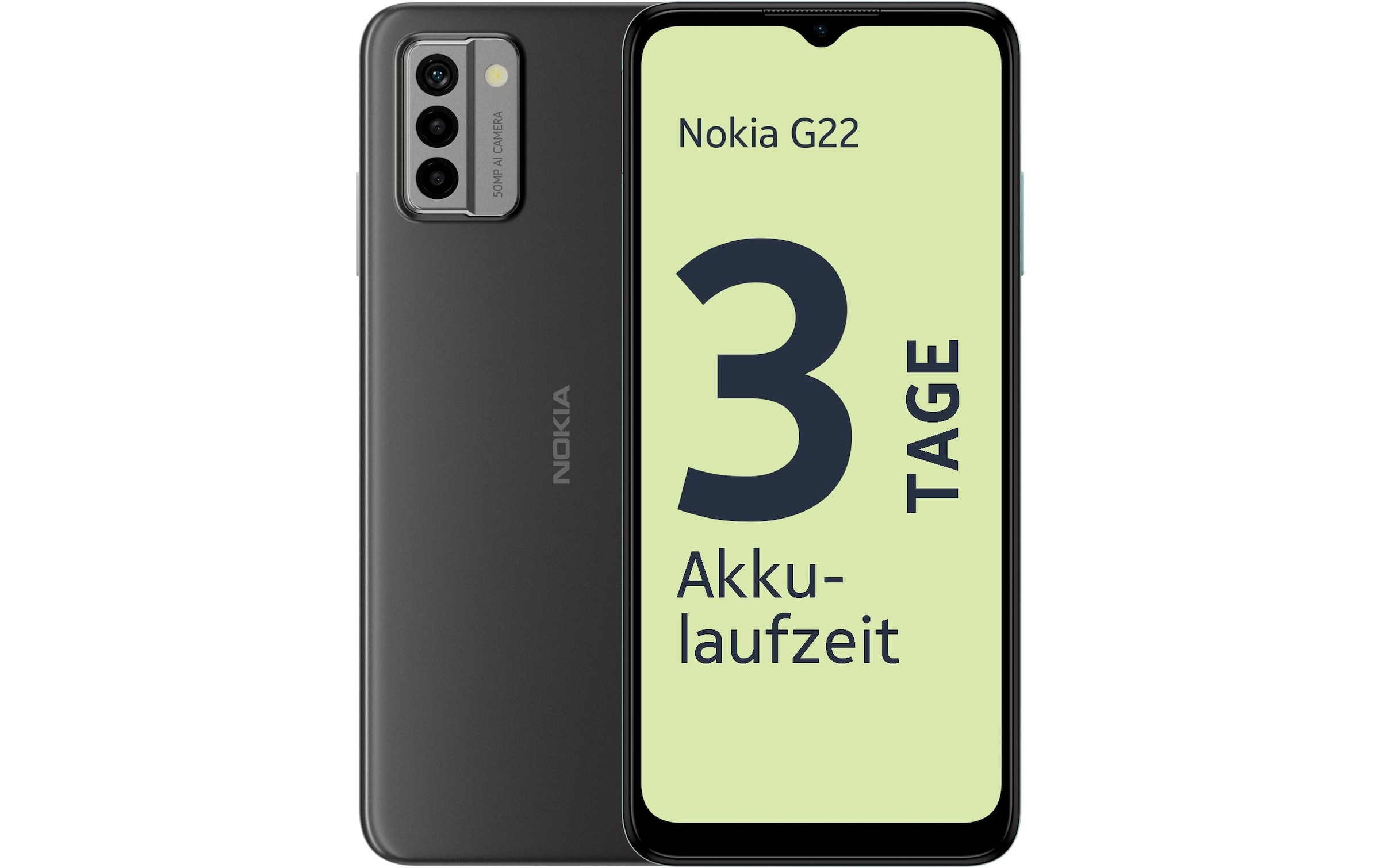 Nokia Smartphone »G22 64GB Meteor Grey« Grau